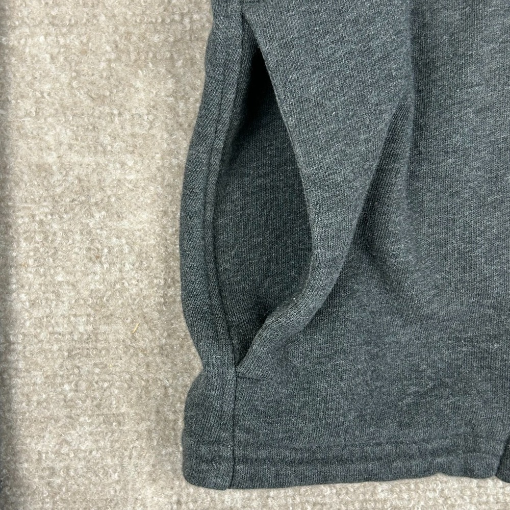 Puma Asymmetrical Jacket Women Large Gray Cotton French Terry Cowl Neck Full Zip - Picture 5 of 14